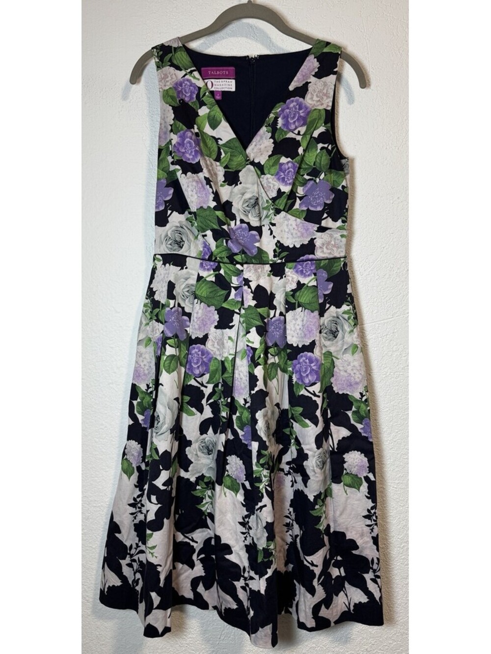 TALBOTS (Oprah Magazine Collection) Womens Floral summer dress Size 2** EUC**